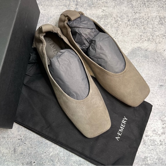 A.Emery Olgi Flats Grey Suede 40 - Picture 2 of 7